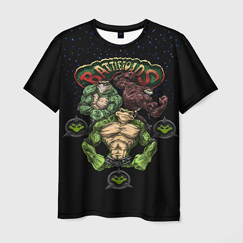 Мужская футболка Battletoads Trio / 3D-принт – фото 1