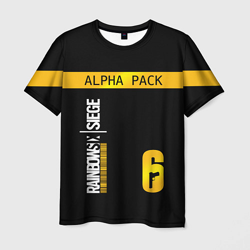 Мужская футболка Rainbow Six Siege: Alpha Pack / 3D-принт – фото 1