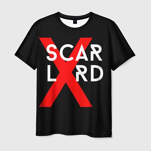 Мужская футболка Scarlxrd Logo / 3D-принт – фото 1