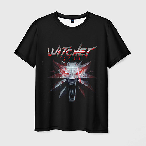 Мужская футболка Witcher 2077 / 3D-принт – фото 1