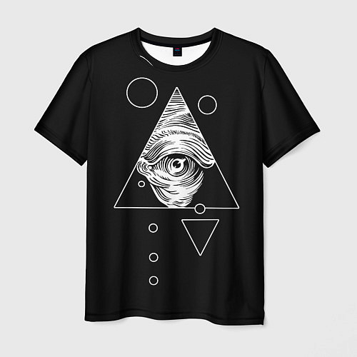 Мужская футболка Всевидящее око / 3D-принт – фото 1