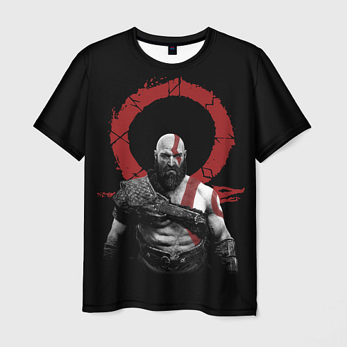 Мужская футболка God of War IV / 3D-принт – фото 1