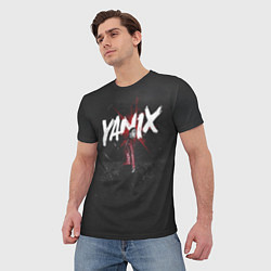 Футболка мужская YANIX: Black Side, цвет: 3D-принт — фото 2