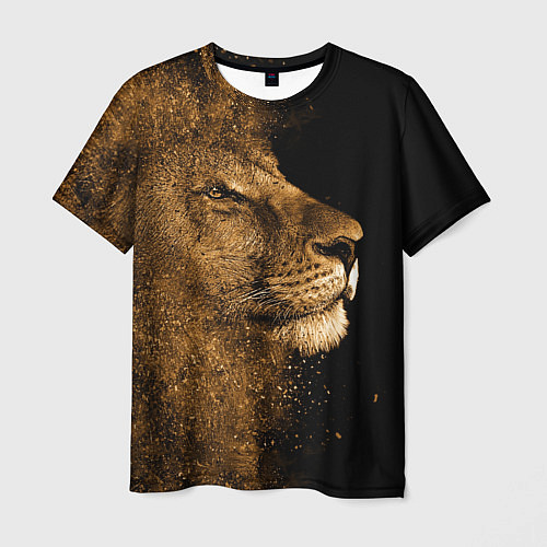 Мужская футболка Песчаный лев / 3D-принт – фото 1