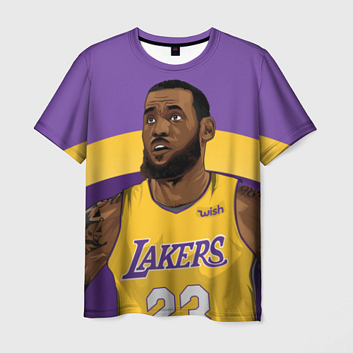 Мужская футболка LeBron 23: Lakers / 3D-принт – фото 1