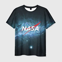 Футболка мужская NASA: Space Light, цвет: 3D-принт