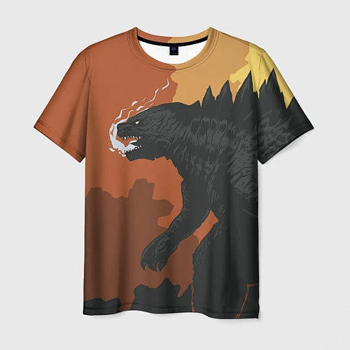 Мужская футболка Godzilla: Monster Smoke / 3D-принт – фото 1