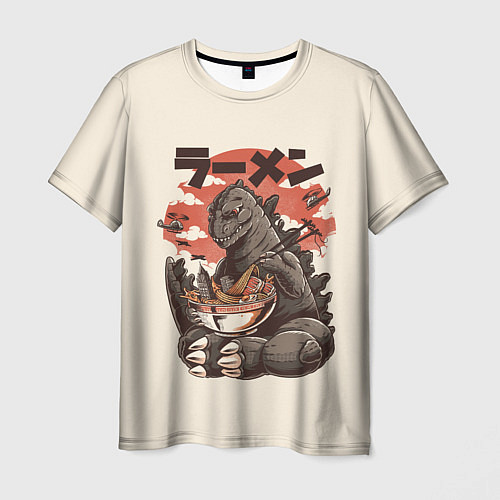 Мужская футболка Godzilla Eat / 3D-принт – фото 1