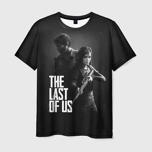 Мужская футболка The Last of Us: Black Style / 3D-принт – фото 1