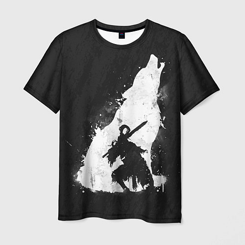 Мужская футболка Dark Souls: Howling Wolf / 3D-принт – фото 1