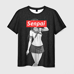 Футболка мужская Senpai: School Girl, цвет: 3D-принт