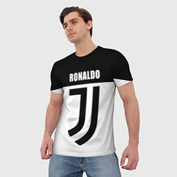 Футболка мужская Ronaldo Juve, цвет: 3D-принт — фото 2