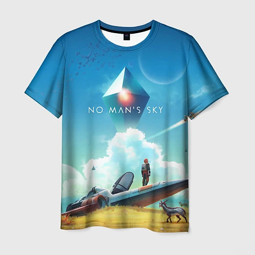 Мужская футболка No Man’s Sky: Atlas Rises / 3D-принт – фото 1