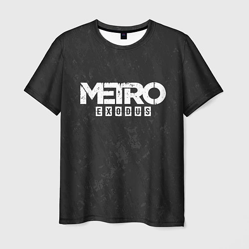 Мужская футболка Metro Exodus: Space Grey / 3D-принт – фото 1