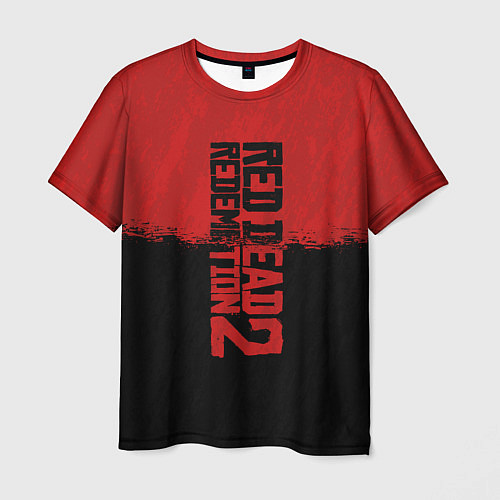 Мужская футболка RDD 2: Red & Black / 3D-принт – фото 1