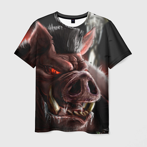 Мужская футболка Duke Nukem Pig / 3D-принт – фото 1