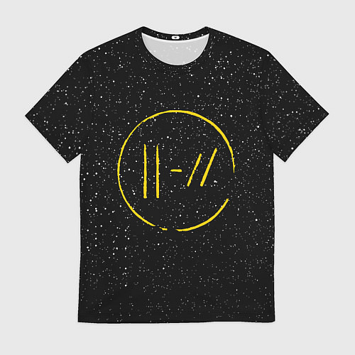 Мужская футболка TOP: Black Space / 3D-принт – фото 1