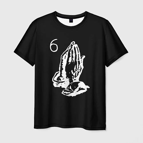 Мужская футболка Drake 6IX / 3D-принт – фото 1