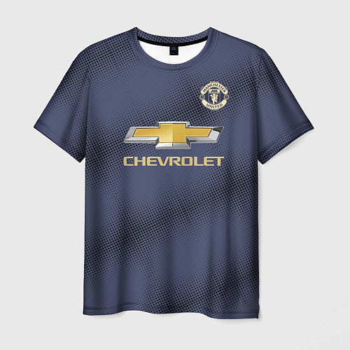 Мужская футболка Manchester United away 18-19 / 3D-принт – фото 1