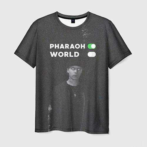 Мужская футболка Pharaon On, World Off / 3D-принт – фото 1