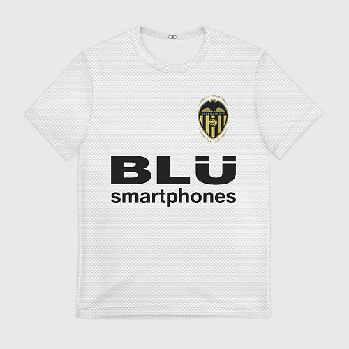 Мужская футболка FC Valencia: Home 2018 / 3D-принт – фото 1