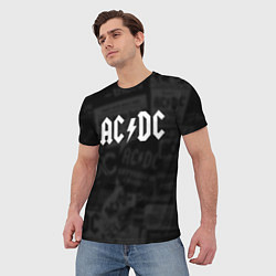 Футболка мужская AC/DC: Black Rock, цвет: 3D-принт — фото 2
