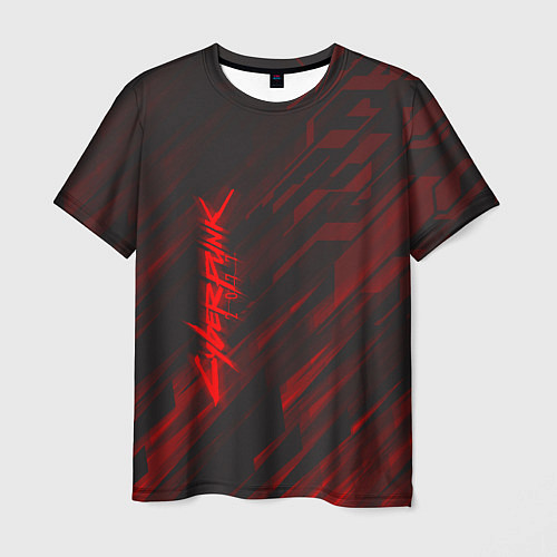 Мужская футболка Cyberpunk 2077: Red Breaks / 3D-принт – фото 1