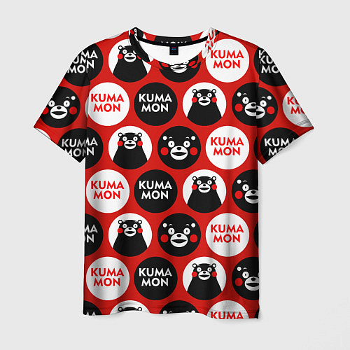 Мужская футболка Kumamon Pattern / 3D-принт – фото 1