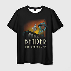 Футболка мужская Bender The Offender, цвет: 3D-принт