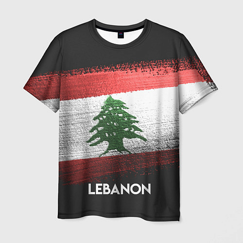 Мужская футболка Lebanon Style / 3D-принт – фото 1