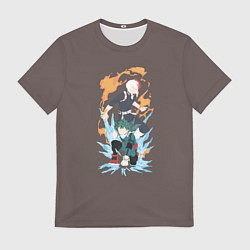 Мужская футболка Deku & Shouto