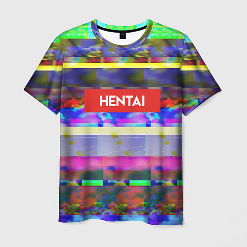 Мужская футболка Hentai TV / 3D-принт – фото 1