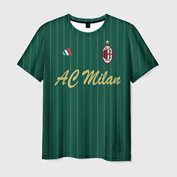 Футболка мужская AC Milan: Green Form, цвет: 3D-принт
