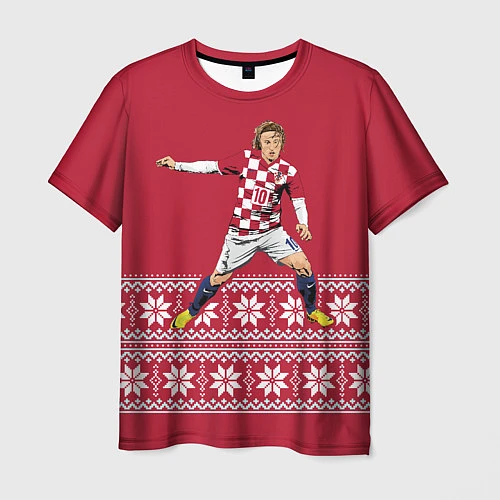 Мужская футболка Luka Modric / 3D-принт – фото 1