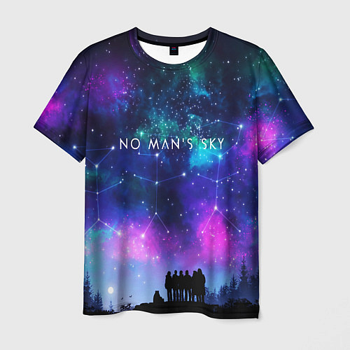 Мужская футболка No Man's Sky: Space Vision / 3D-принт – фото 1