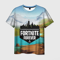 Футболка мужская Fortnite Forever, цвет: 3D-принт