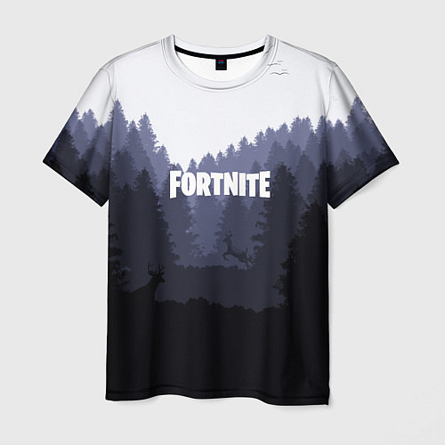 Мужская футболка Fortnite: Dark Forest / 3D-принт – фото 1