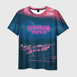 Футболка мужская Stranger Things: Pink Heaven, цвет: 3D-принт