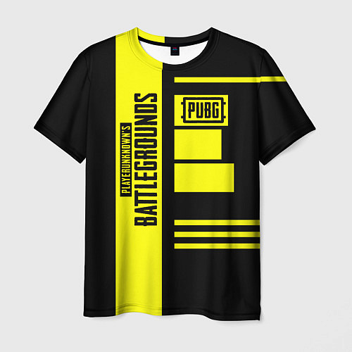 Мужская футболка PUBG: Yellow Lifestyle / 3D-принт – фото 1