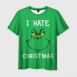 Футболка мужская I hate christmas, цвет: 3D-принт