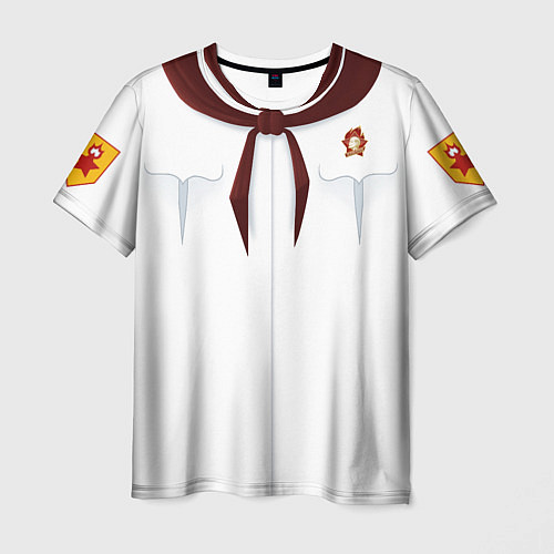 Мужская футболка Форма пионера бесконечное лето / 3D-принт – фото 1