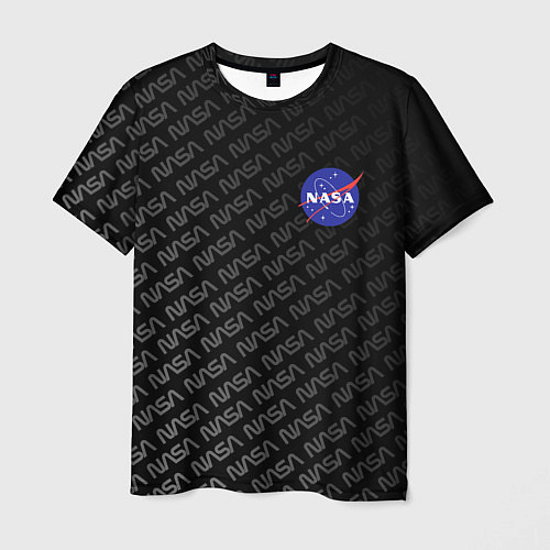 Мужская футболка NASA: Dark Space / 3D-принт – фото 1