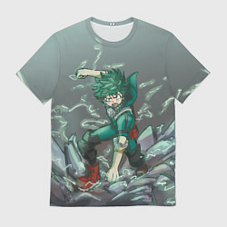 Футболка мужская Изуку Академия, цвет: 3D-принт