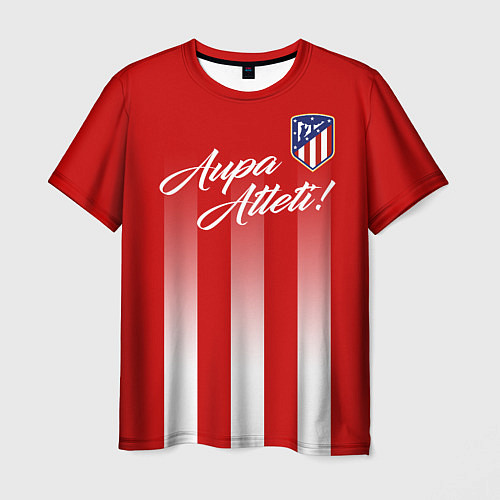 Мужская футболка Aupa Atleti / 3D-принт – фото 1