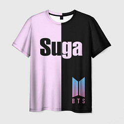 Футболка мужская BTS Suga, цвет: 3D-принт