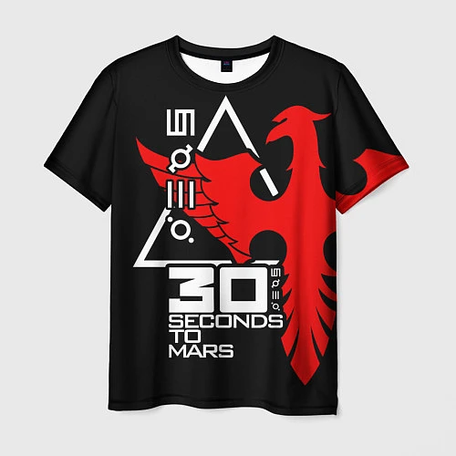 Мужская футболка 30 Seconds to Mars / 3D-принт – фото 1