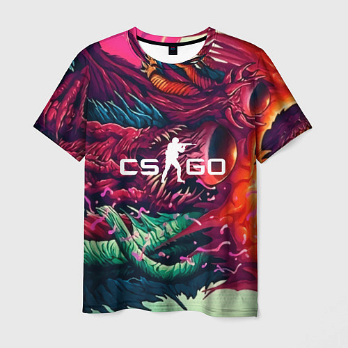 Мужская футболка CS:GO Hyper Beast Skin / 3D-принт – фото 1