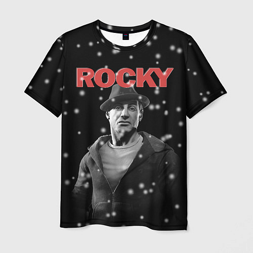 Мужская футболка Old Rocky / 3D-принт – фото 1