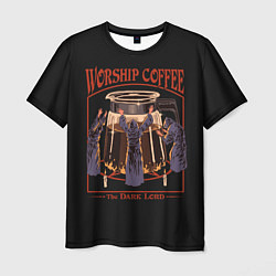 Мужская футболка Worship Coffee