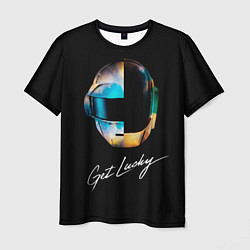 Футболка мужская Daft Punk: Get Lucky, цвет: 3D-принт